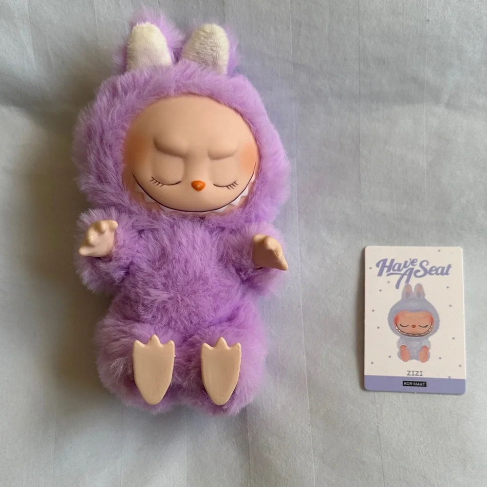 Zizi Plush Keychain Toy - Lavender Bunny Costume by - Picture 3 of 9
